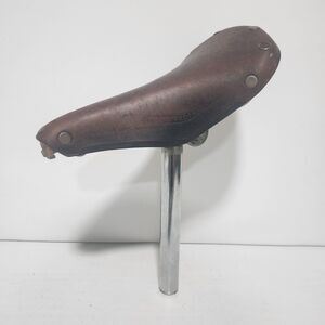 Brooks Professional Saddle Copper Rivets of England & Schwinn Le Tour Bike Post